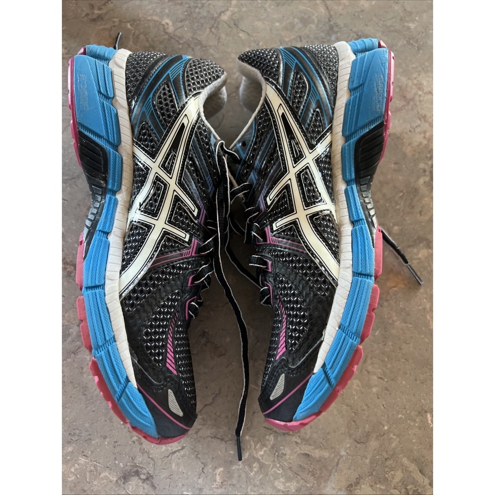 Asics GT-2000 Running Shoes Sneaker T2K7N Black Gray Blue Pink Womens 8 - Picture 10 of 12